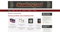Desktop Screenshot of mamboisgood.com